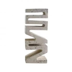 Cave stone pattern letters ornaments A FC-SZ22047A