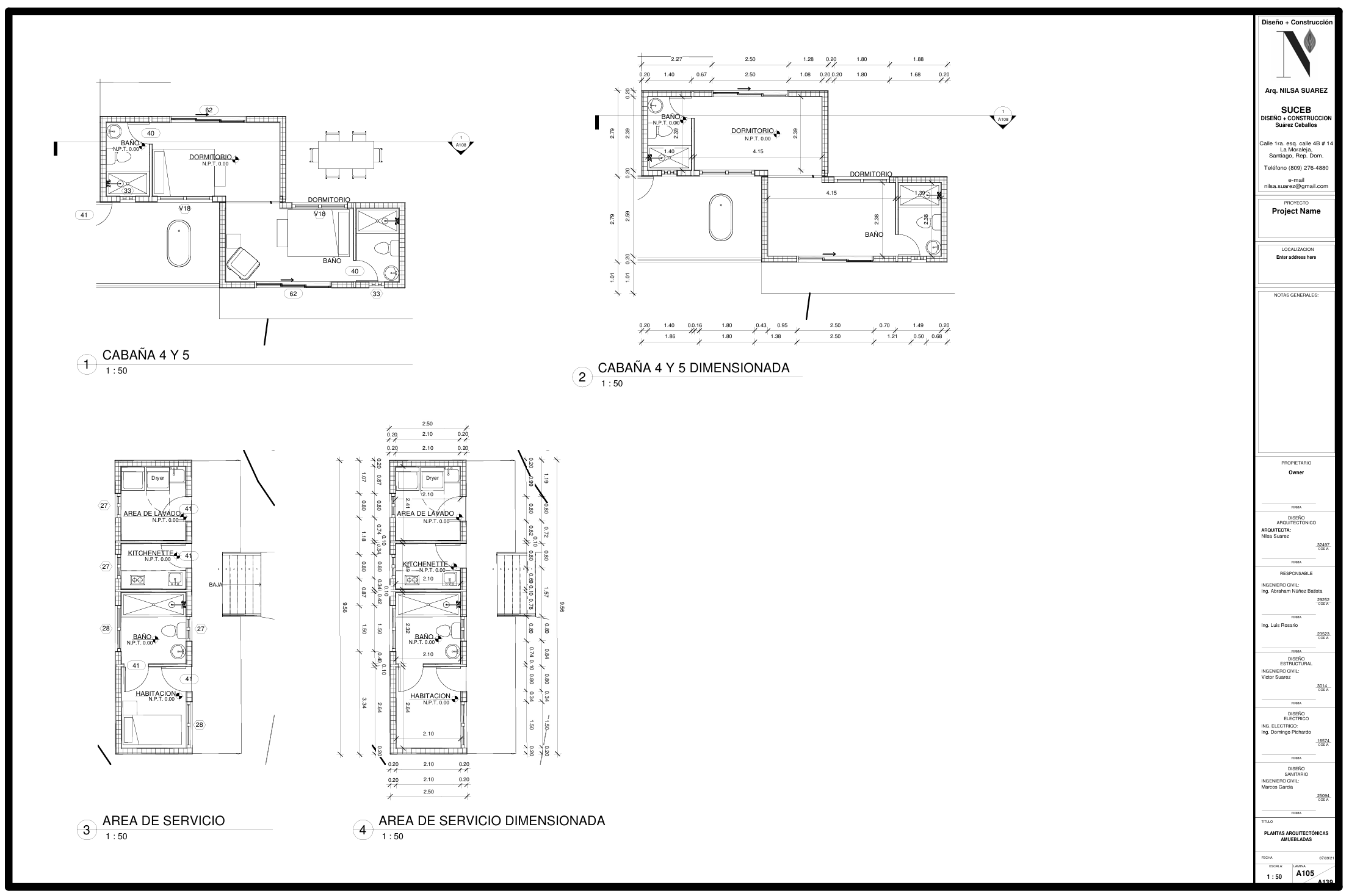 Plano caban45