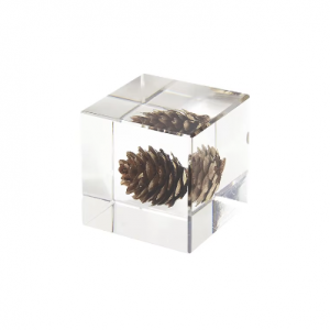 Square plant resin ornament B FC-SZ22042B
